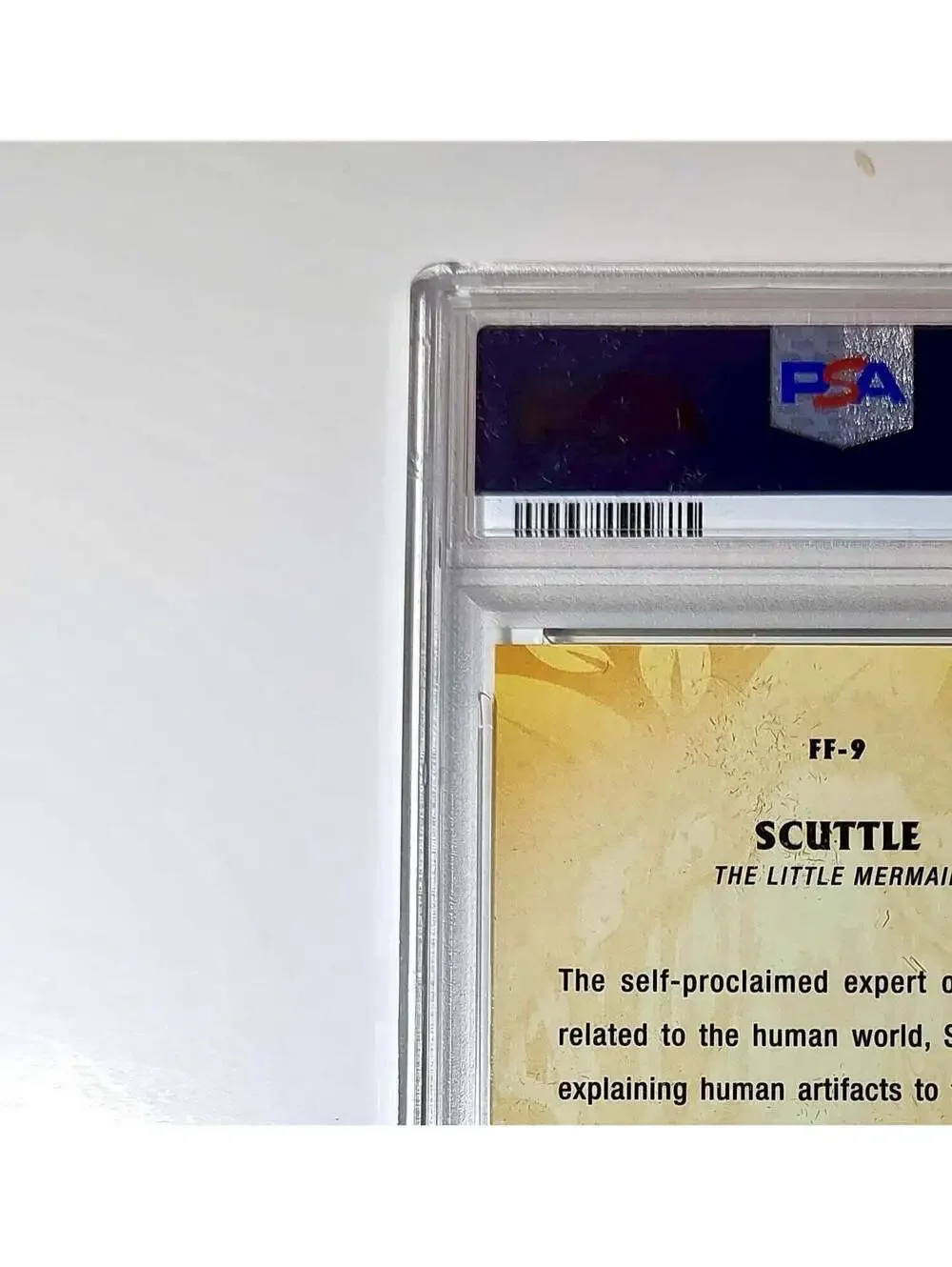Scuttle 2025 Topps Disney #FF-9 Furry Friends Card The Little Mermaid PSA 9